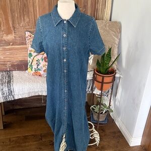 Nordstrom Denim Button-Up Dress